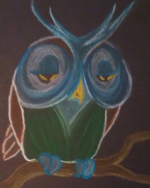 An owl I drew recently.