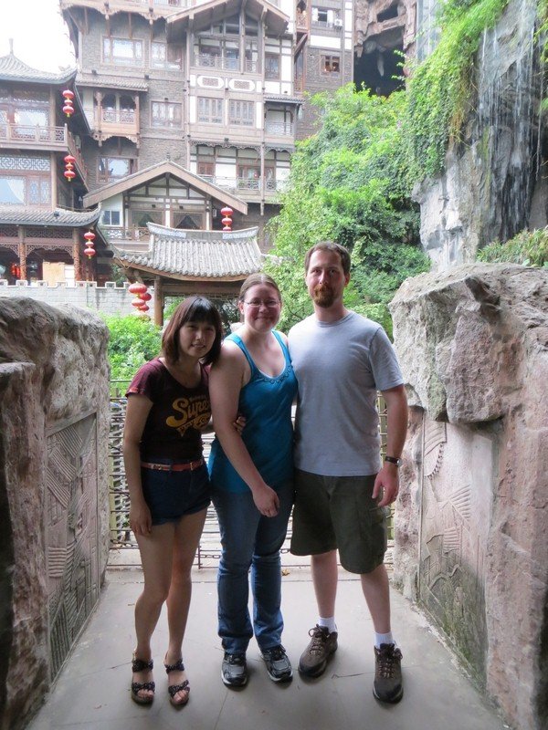China 2012, my husband and I with Lee.
